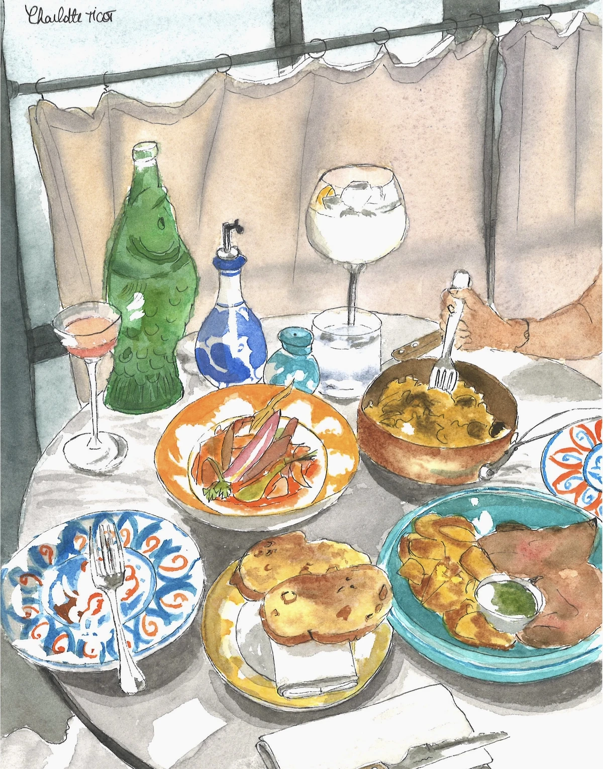 Illustration culinaire